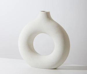 Ceramic Donut Vase